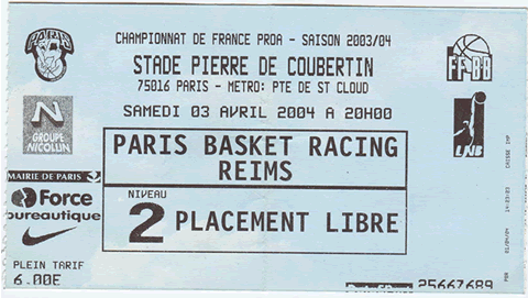 Billet de match Paris-Reims