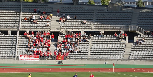 Les supporters du FC Rouen